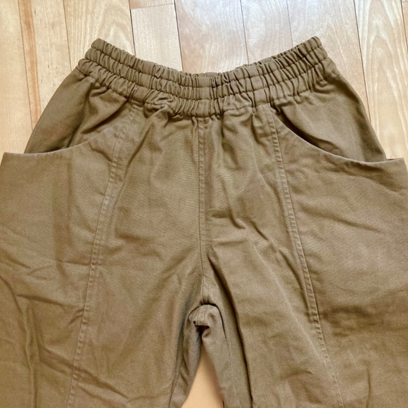 Elizabeth Suzann Clyde Pants, Tan Cotton Canvas - Picture 4 of 6
